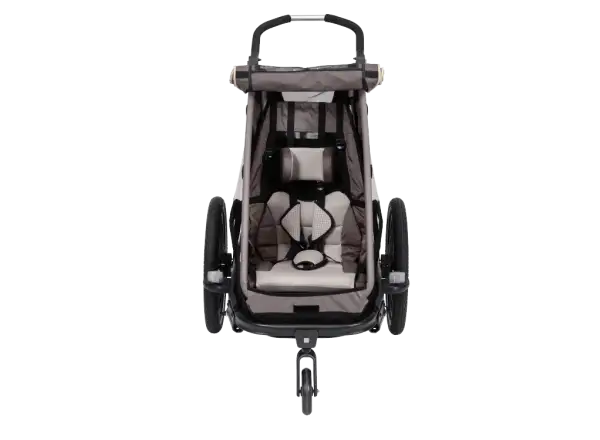 XLC MONOs BS-C09 dziecięca przyczepka rowerowa 20" szary/beżowy/antracyt