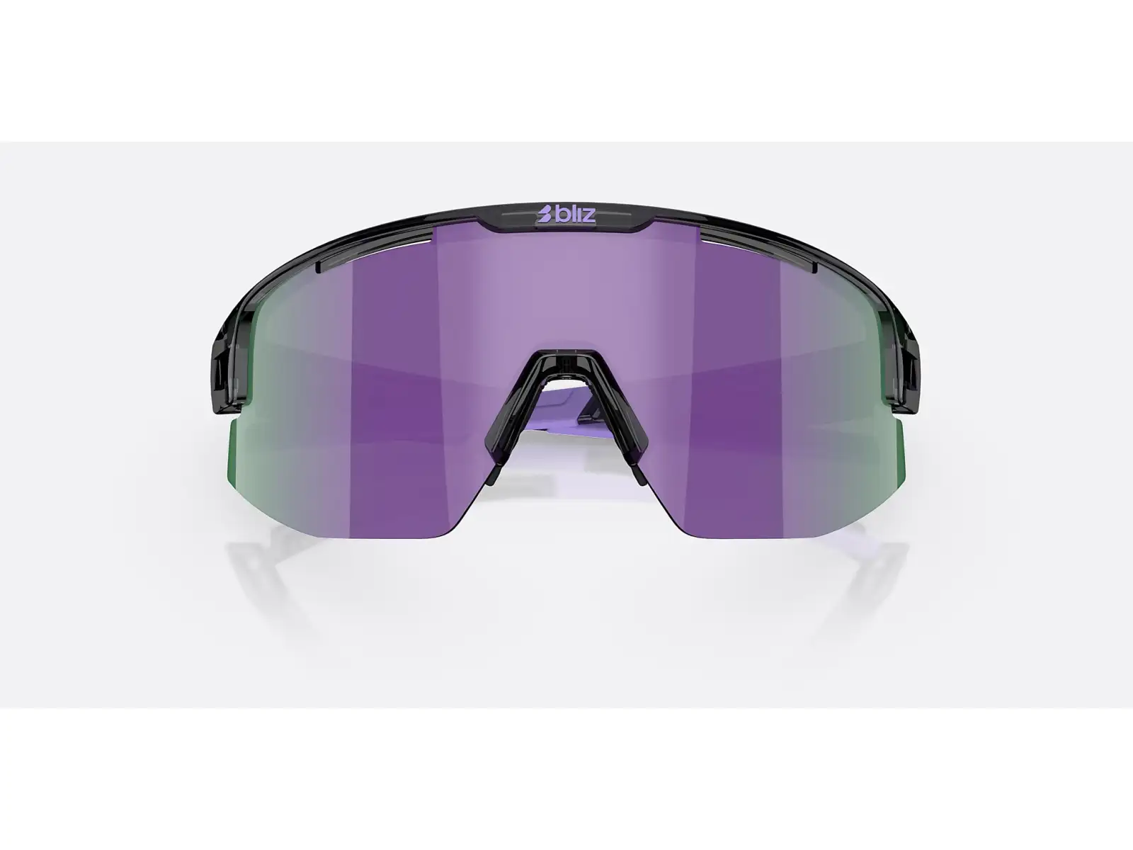 Bliz Matrix Small okulary przeciwsłoneczne Crystal Black/Grey Purple Multi