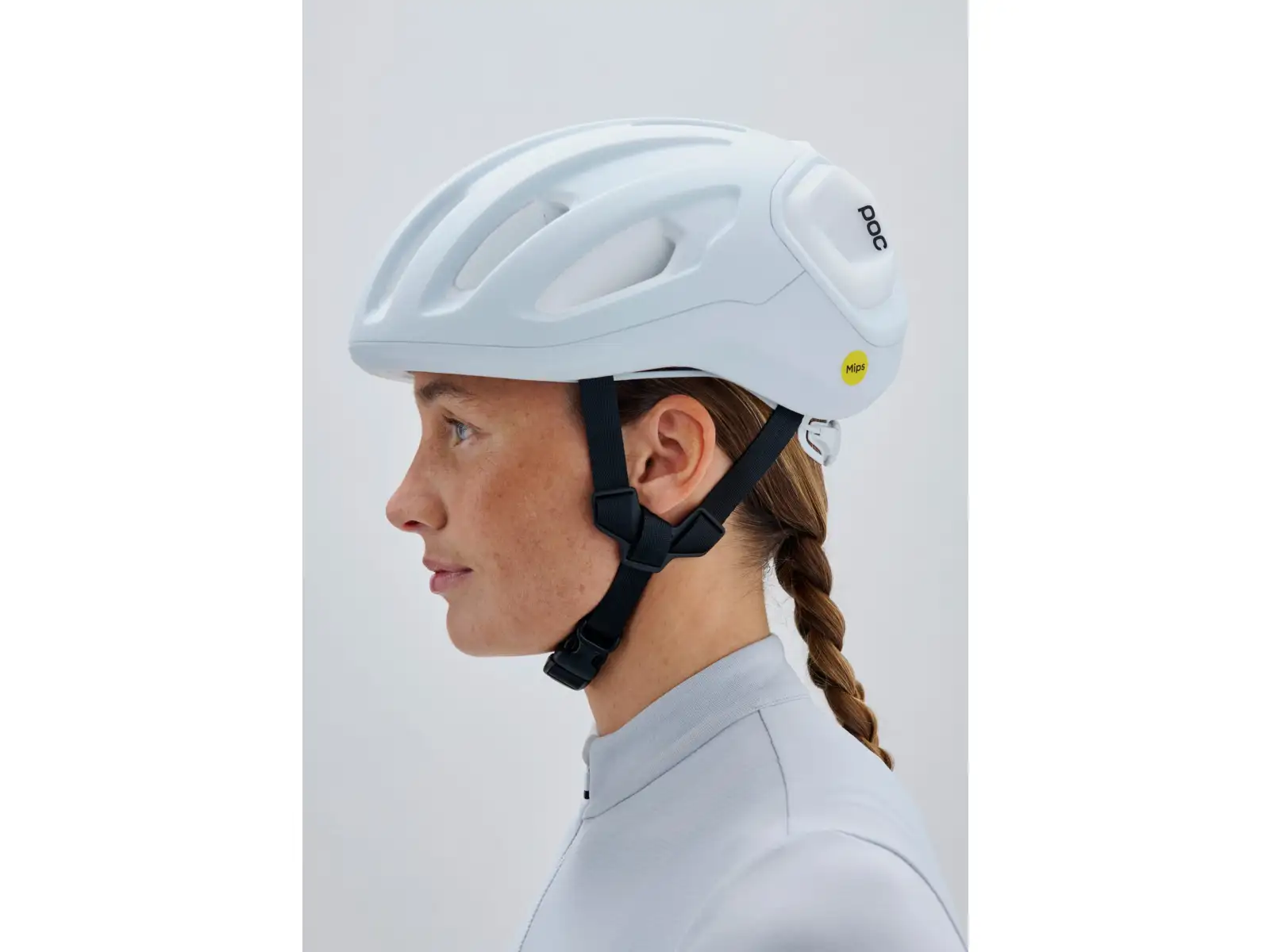POC Amidal kask szosowy Hydrogen White Matt