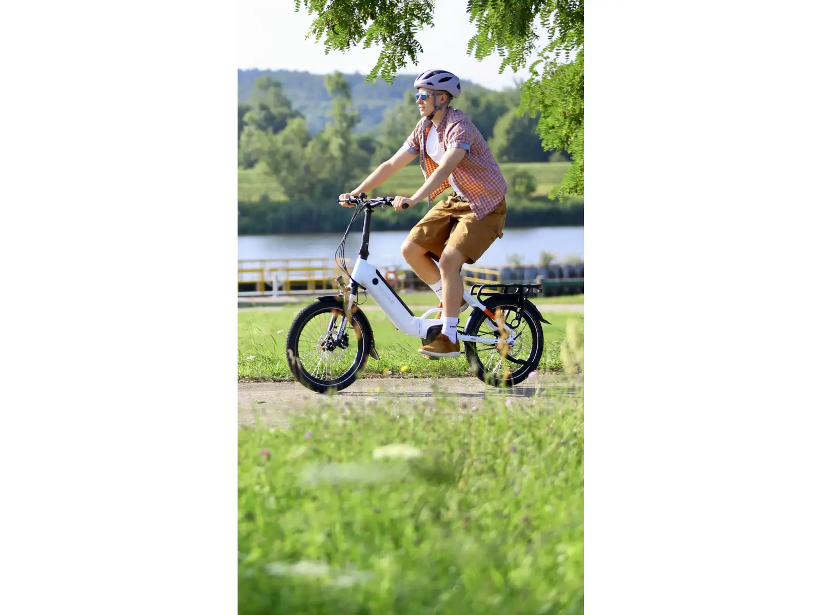 Ecobike Rhino Cruise 504 Wh Arctic White składany rower elektryczny