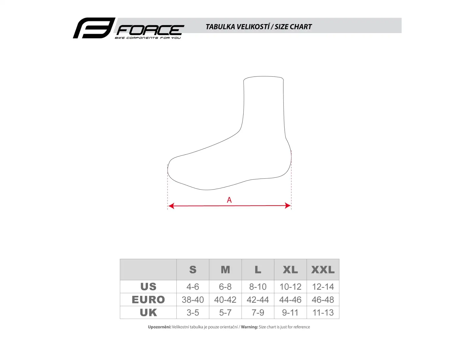 Force Fast ochraniacze na buty bez zamka czarna