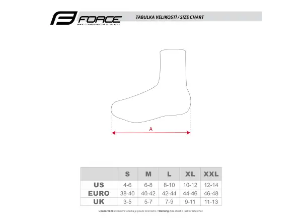 Force Fast ochraniacze na buty bez zamka czarna