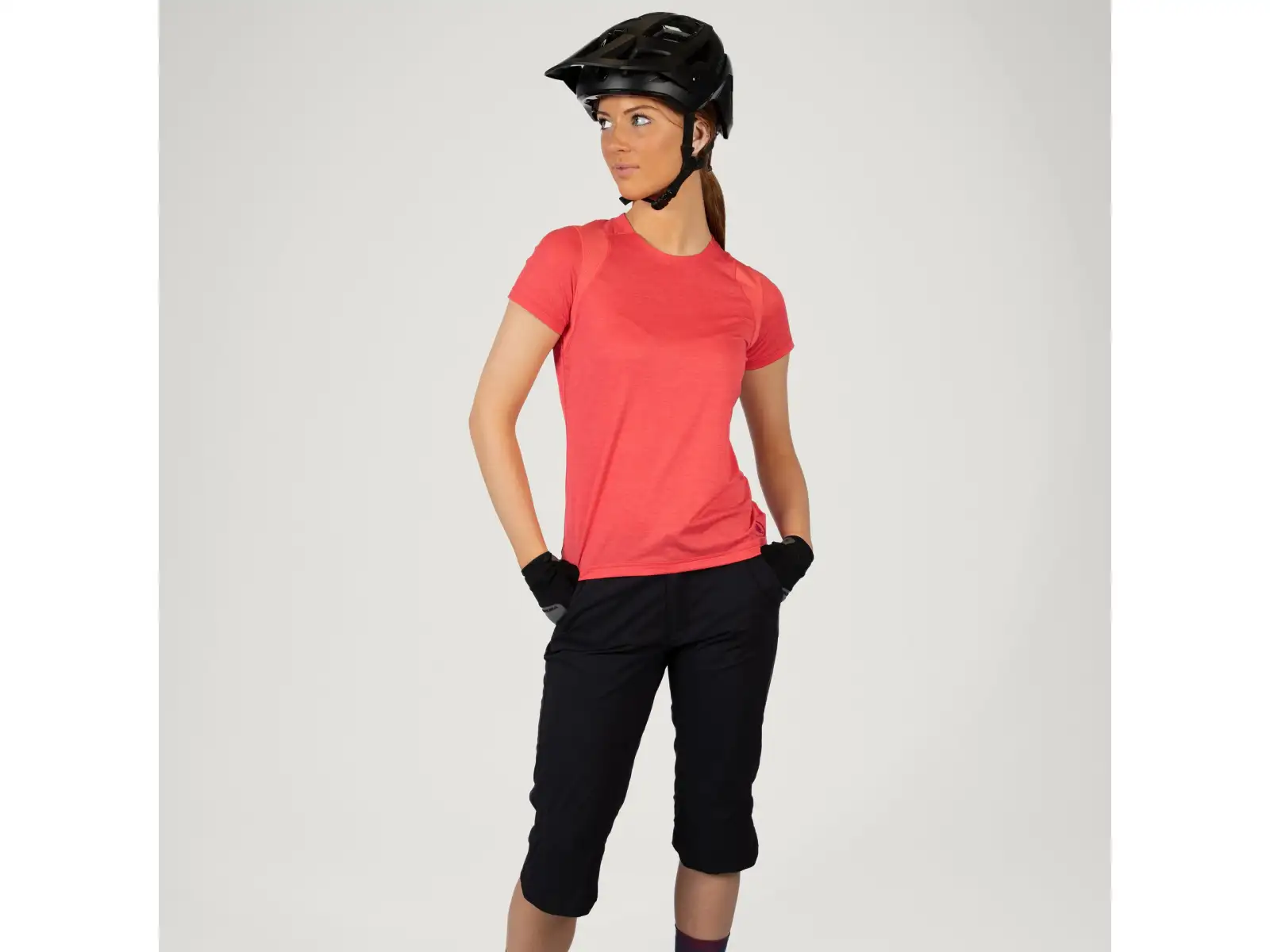 Endura Hummvee damskie spodenki 3/4 z wkładką Black