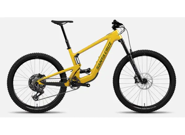 Santa Cruz Heckler SL 1 C 70 rower elektryczny z pełnym zawieszeniem Gloss Mustard Yellow
