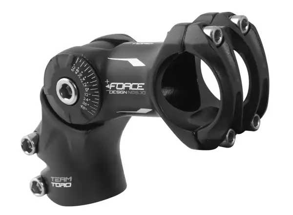 Force Toro regulowany wspornik kierownicy 31,8 mm czarny matowy