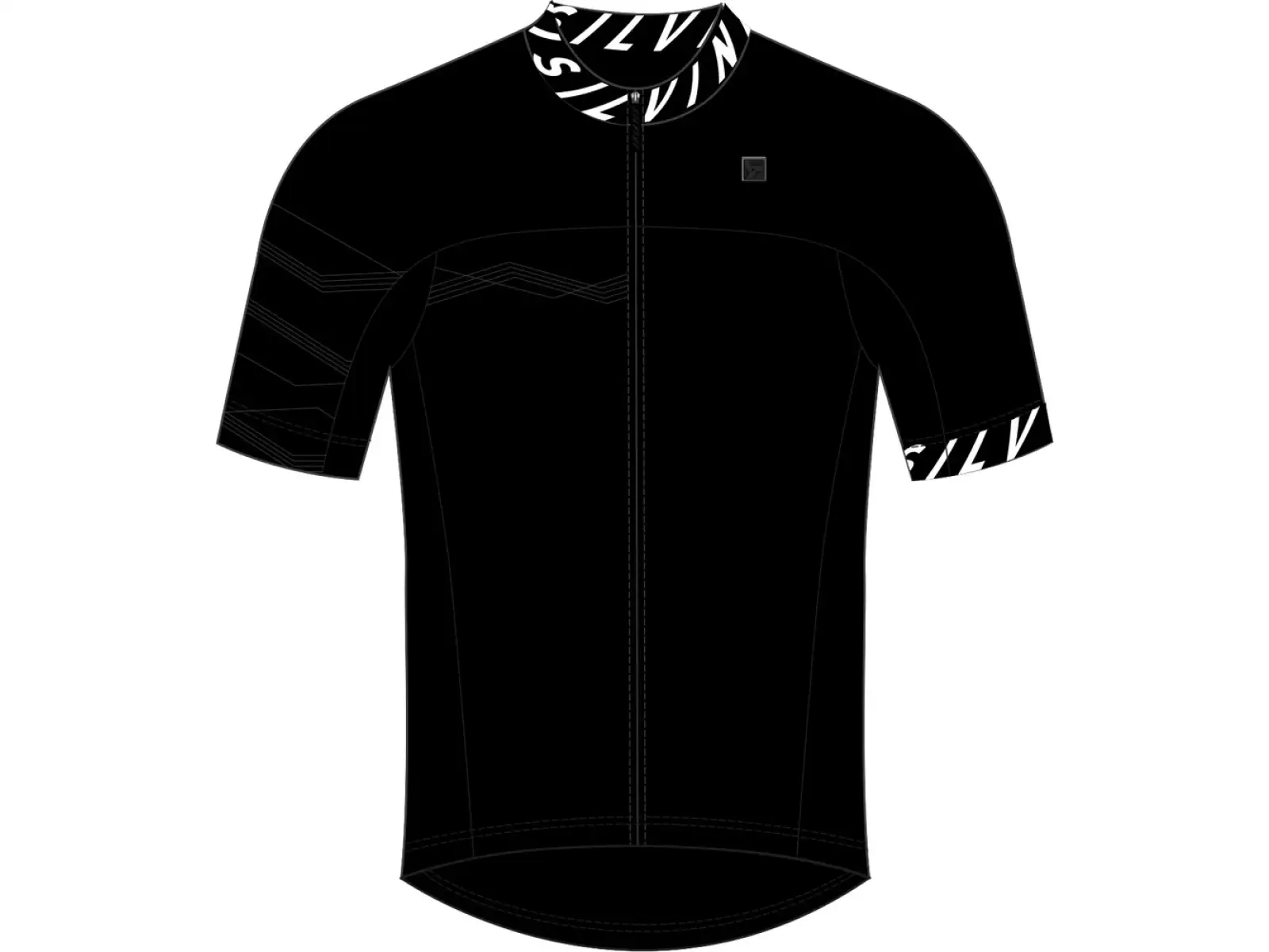 Silvini Stelvio męska koszulka krótki rękaw black/white