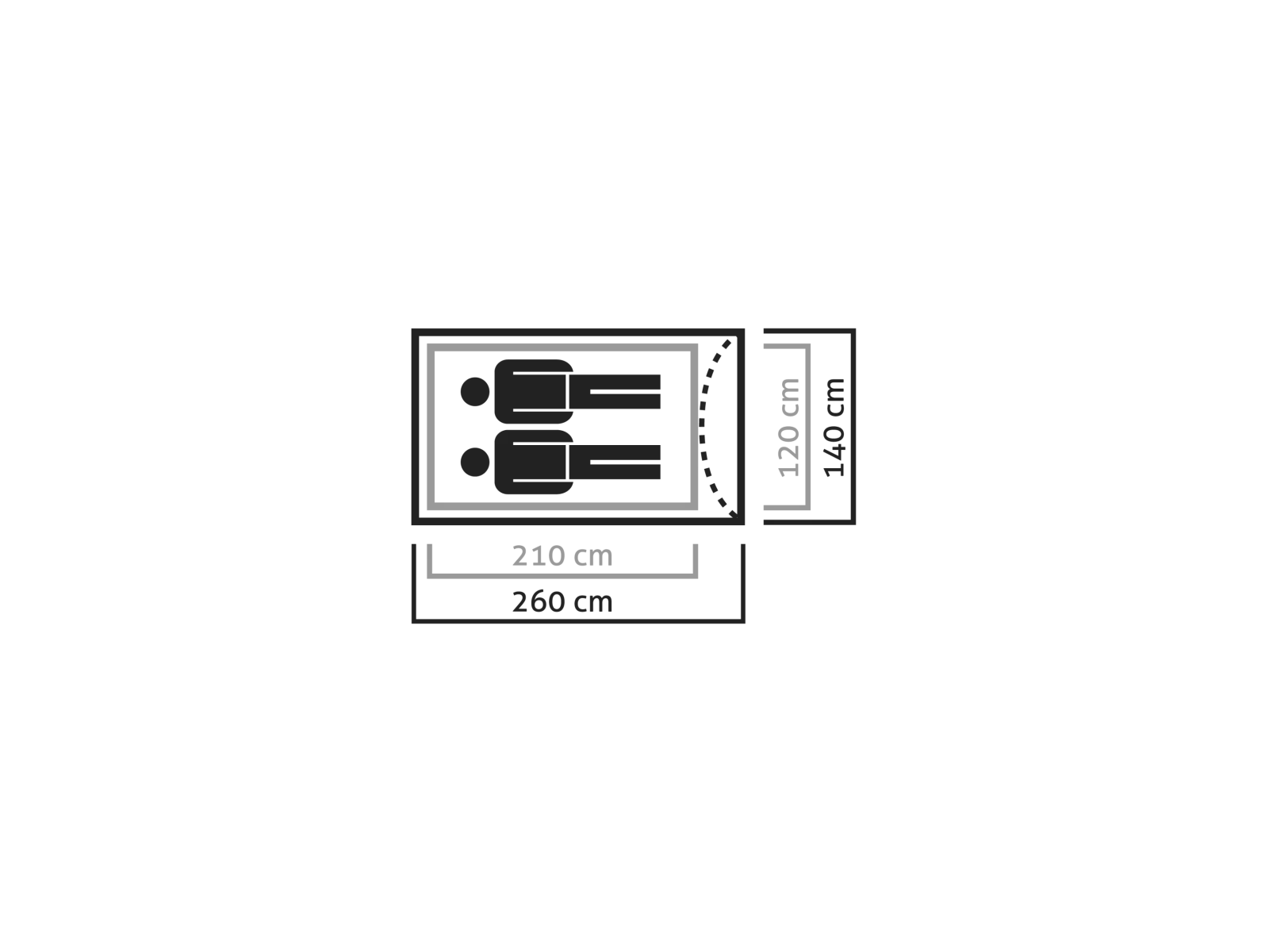 Salewa LiteTrek 2 namiot 2 osoby