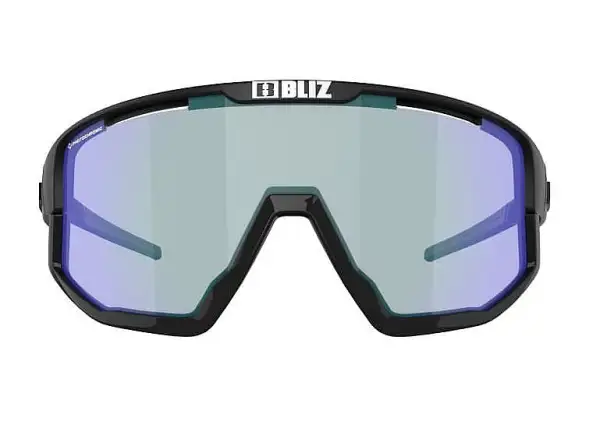 Bliz Fusion Nano Optics okulary rowerowe Matt Black Fotohromowy Brown/Blue Multi