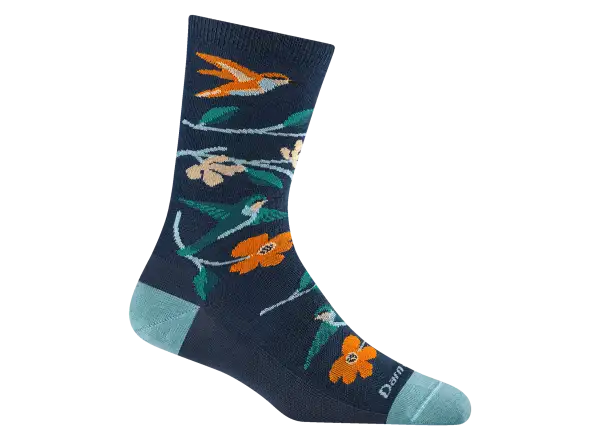 Darn Tough Birds of a Feather Crew Lightweight skarpetki damskie Midnight