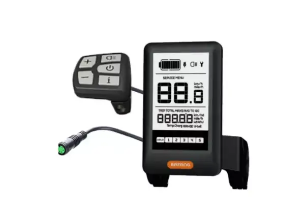 Bafang czarno-biały wyświetlacz C10 UART (okrągłe złącze)