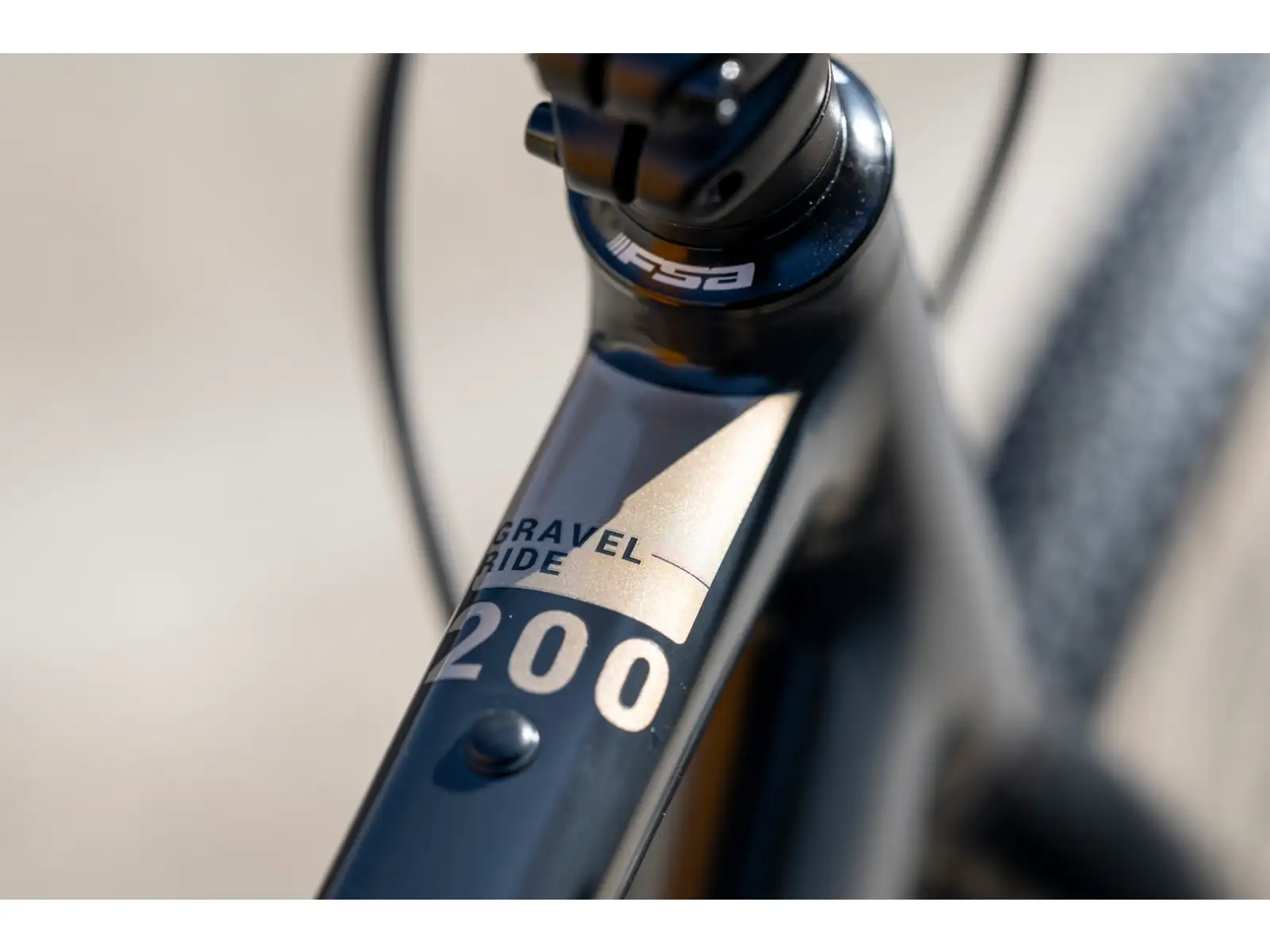 Rock Machine Gravelride 200 gravel rower Gloss Black/Sand