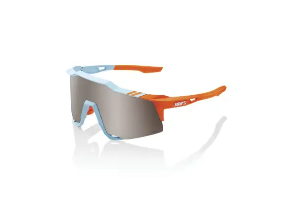 100% SPEEDCRAFT HiPER Silver Mirror okulary z fotochromatycznymi soczewkami niebieska/pomarańczowa/srebrna