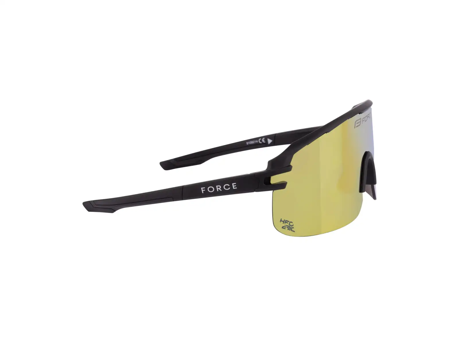 Force Epic okulary czarne/żółte lustrzane szkło