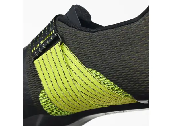 Fizik Vento Stabilita Carbon szosowe męskie buty Black/Yellow Fluo