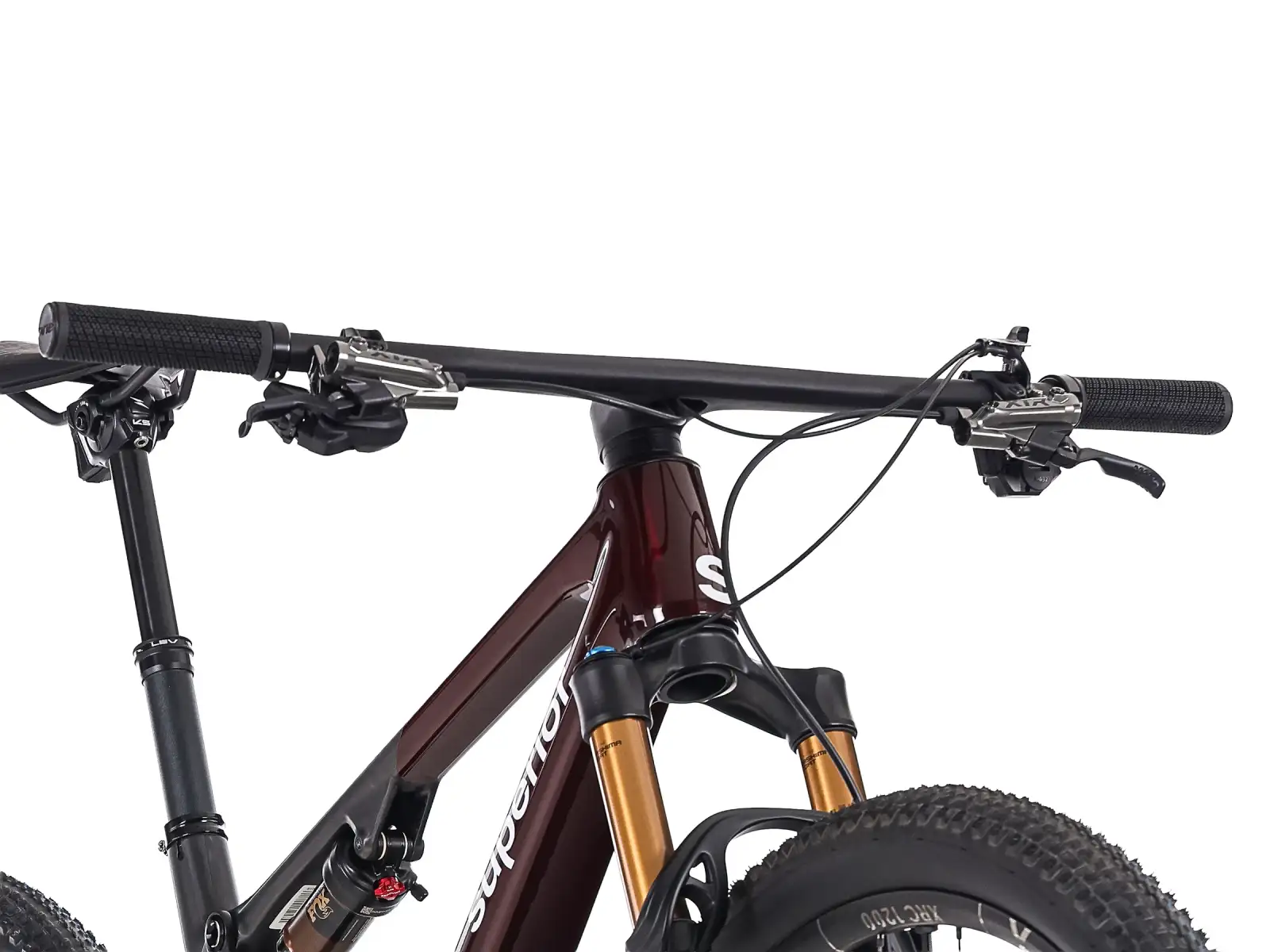 Superior XF 9.9 Team rower z pełnym zawieszeniem Red Carbon/ Matte Carbon