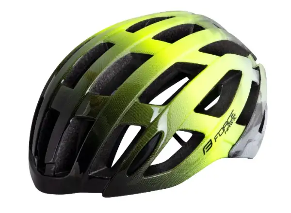 Force Hawk kask czarna/fluo