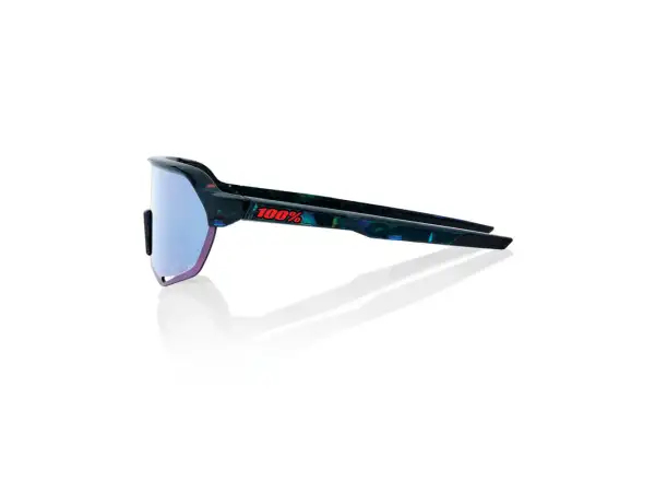 100% S2 HiPER okulary rowerowe Black Holographic/Blue Multilayer Mirror Lens