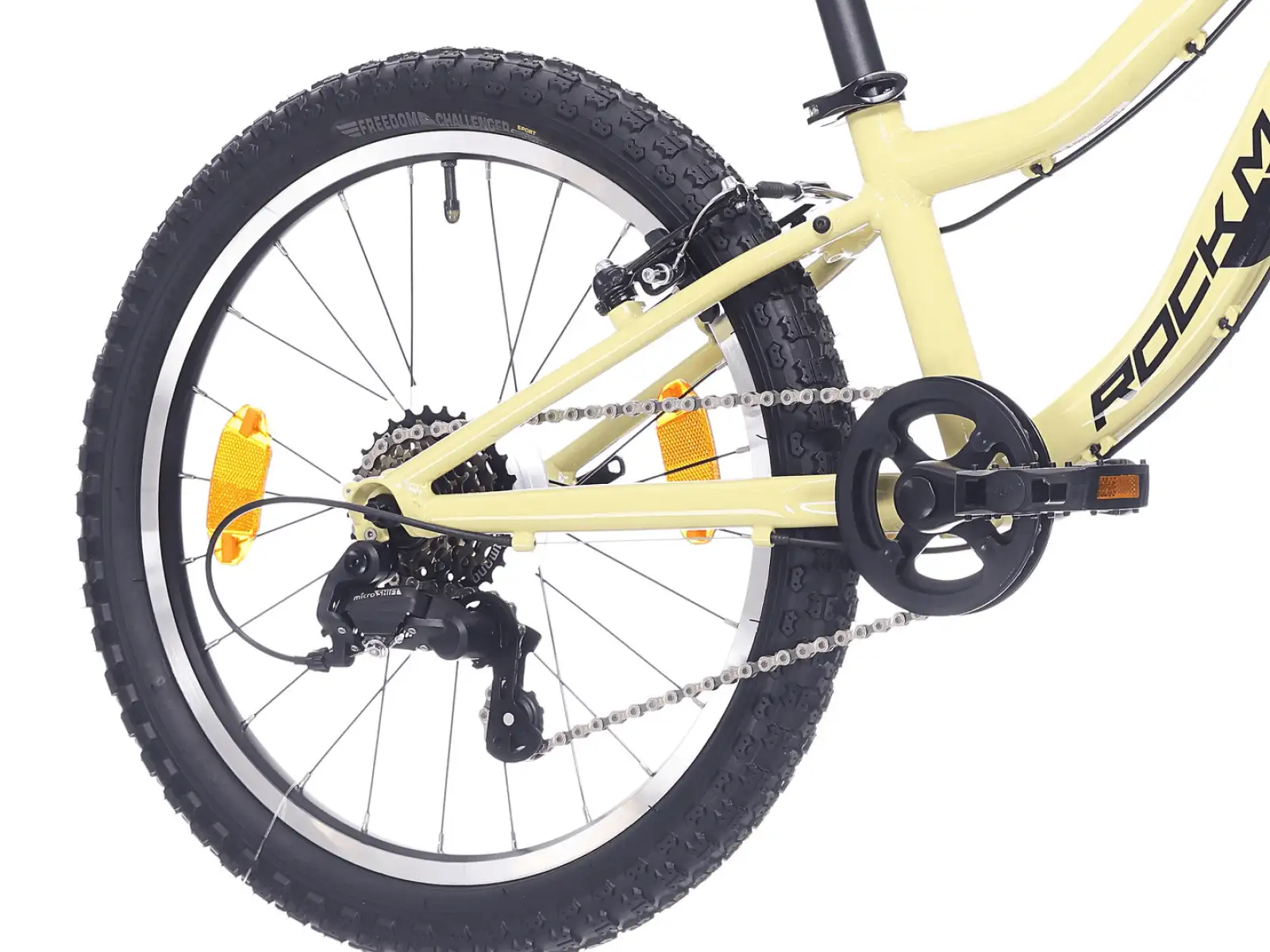 Rock Machine Storm 20 VB rower dziecięcy Sulfur Yellow