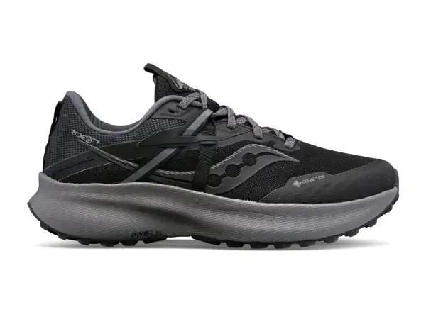 Saucony Ride 15 TR GTX damskie buty do biegania Black/Charcoal