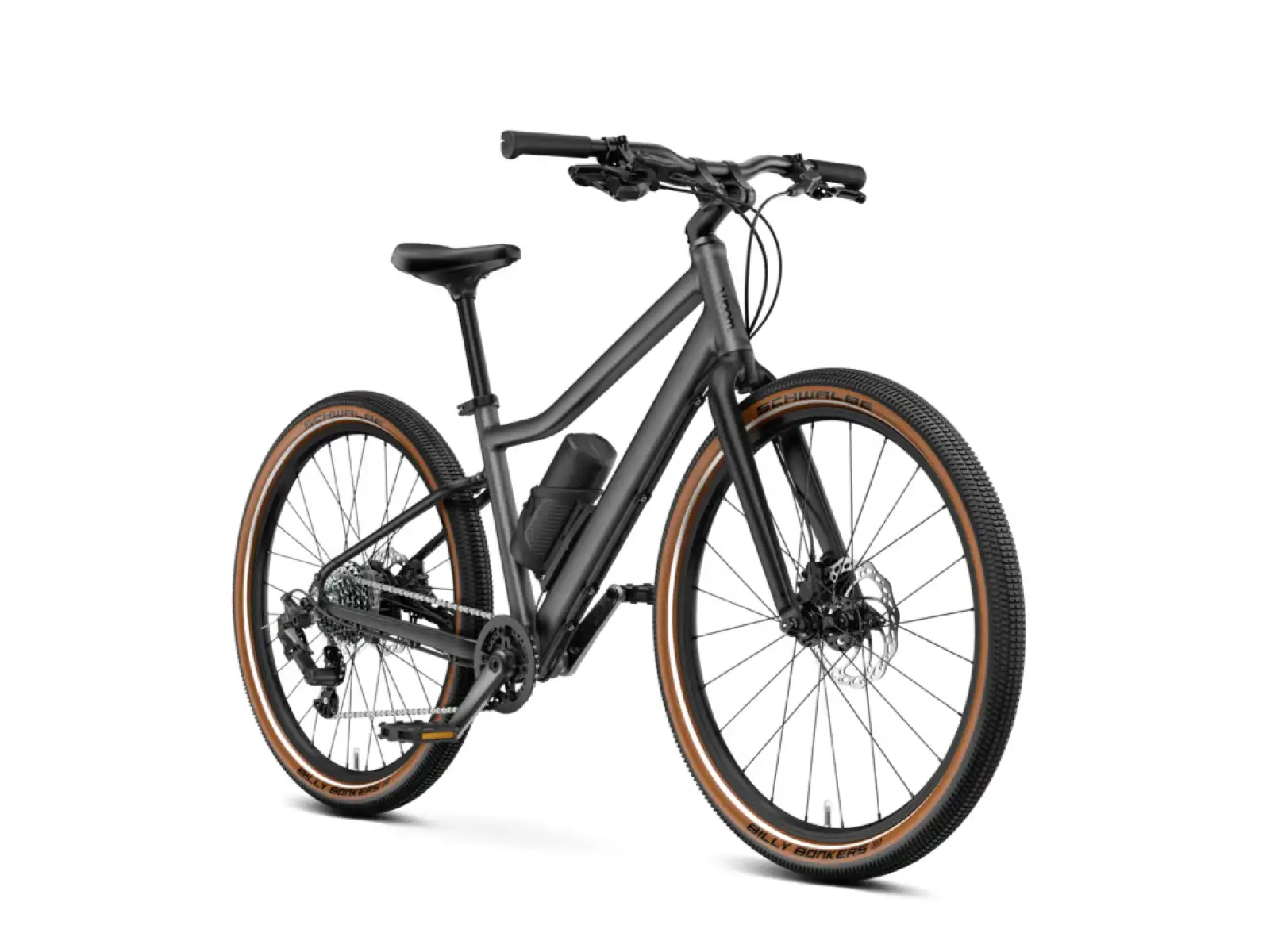 Woom Explore e 6 dziecięcy rower elektryczny Graphite Grey