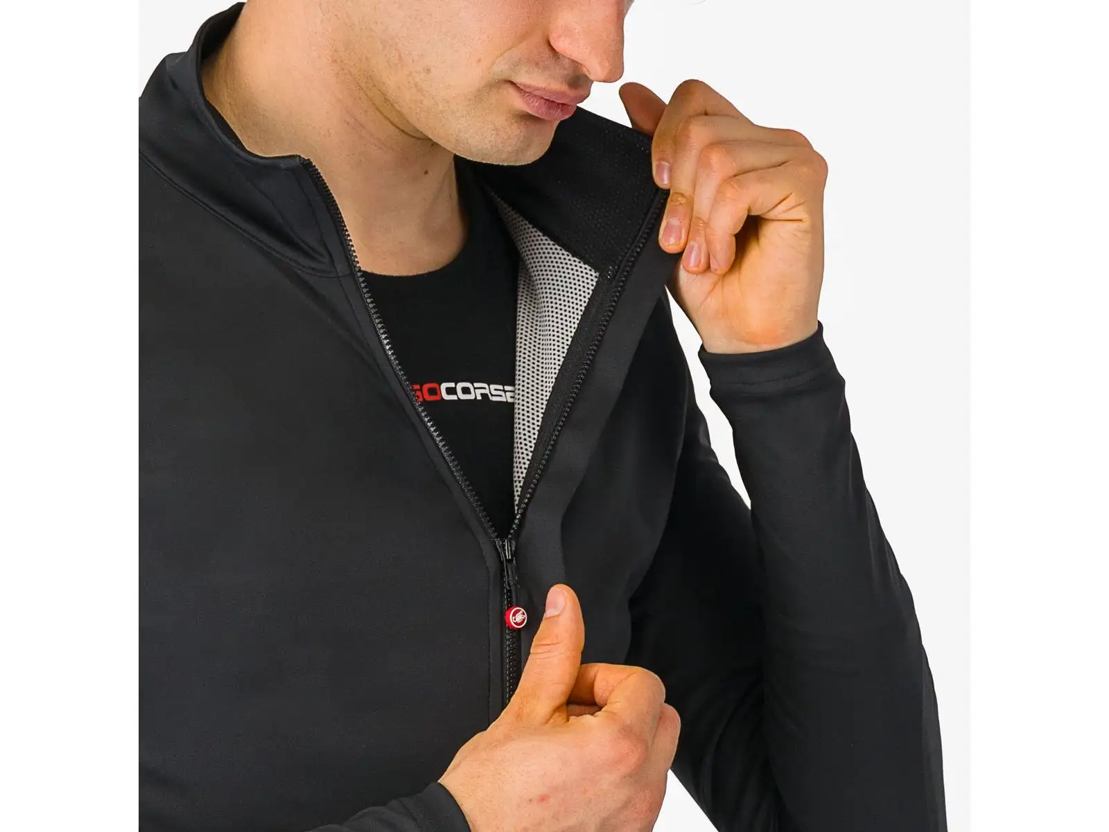 Castelli Perfetto Air męska kurtka Light Black