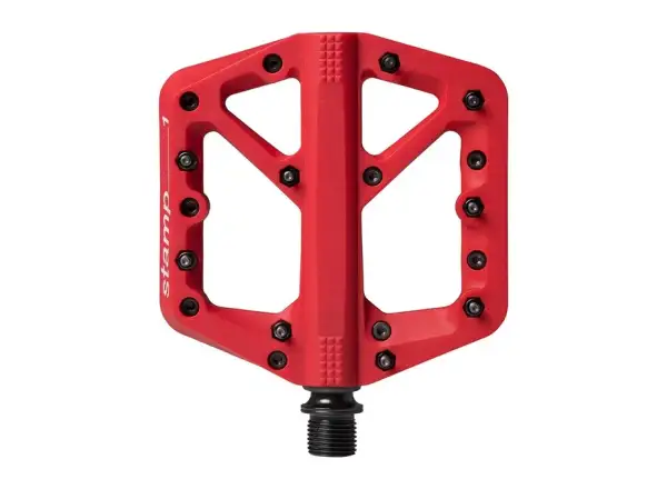 Crankbrothers Stamp 1 Small platformowe pedały czerwone