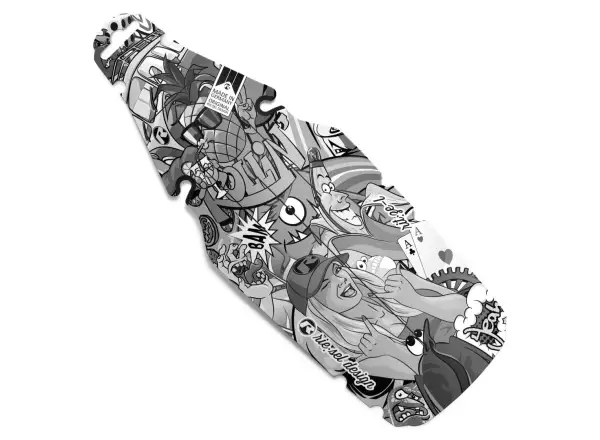 Rie:sel Design Rit:ze L błotnik Stickerbomb Eyecatcher Ultra Black