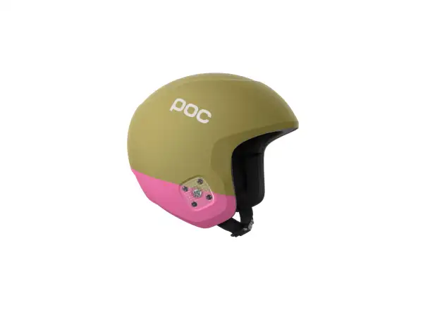 POC Skull Dura Jr kask narciarski Olivine Green Matt/Thulite Pink Matt