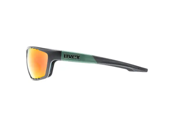 Uvex Sportstyle 706 okulary Black Moss Mat/Mirror Red