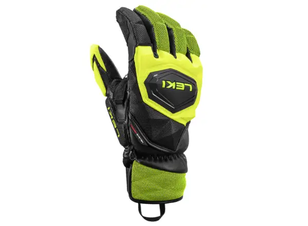 Leki WCR Venom SL 3D wyścigowe rękawice Black-Ice Lemon