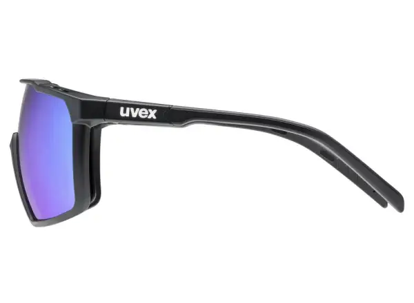 Uvex MTN Perform S okulary Black Matt/Mirror Blue