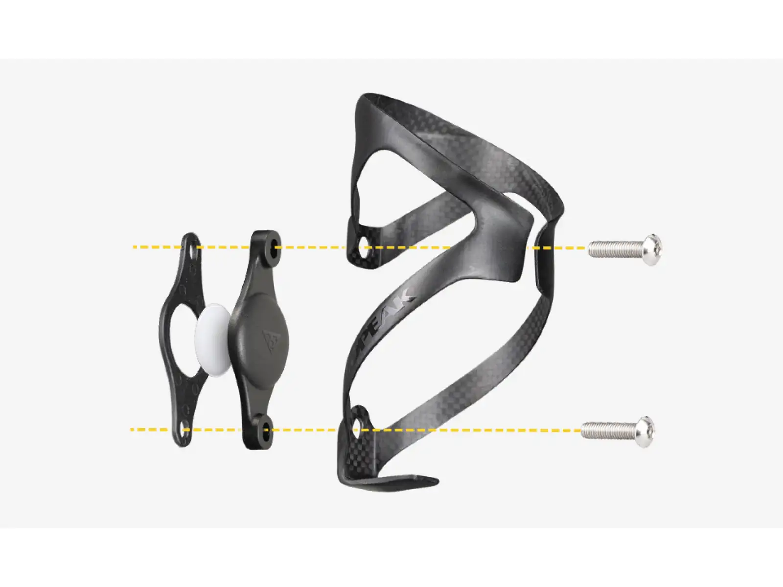 Topeak Cage Mount uchwyt Apple AirTag pod koszyk czarna