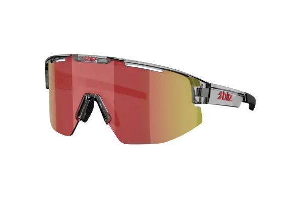 Bliz Matrix okulary przeciwsłoneczne Transparent Dark Grey/Brow Red Multi