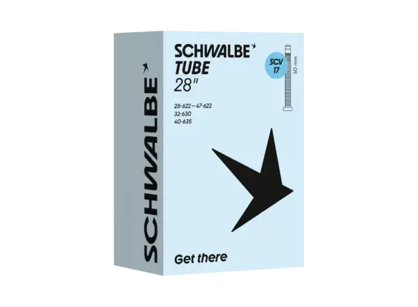 Schwalbe dętka trekkingowa 28-47/622 Clik zawór 60 mm