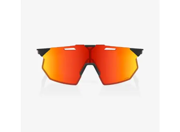 100% Hypercraft SQ okulary Soft Tact Black/HiPER Red Multilayer Mirror