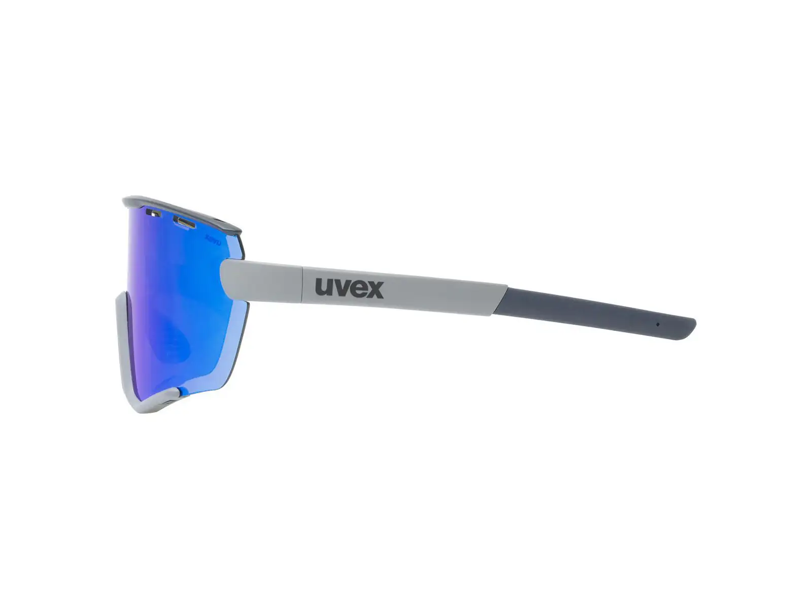 Uvex Sportstyle 236 okulary Rhino Deep Space Mat/ Mirror Blue (Cat. 3) Clear (Cat. 0)