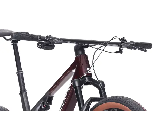 Superior XF 9.6 Team rower full suspension Gloss Carbon/Red Carbon