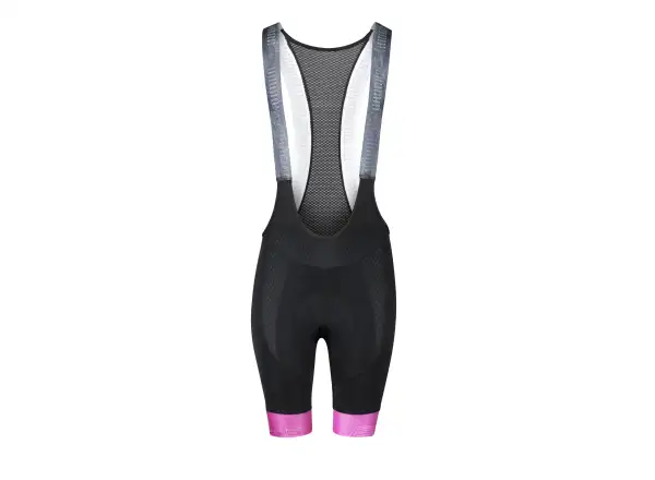 Force Stripe Lady damskie spodenki z szelkami i wkładką czarna/różowa