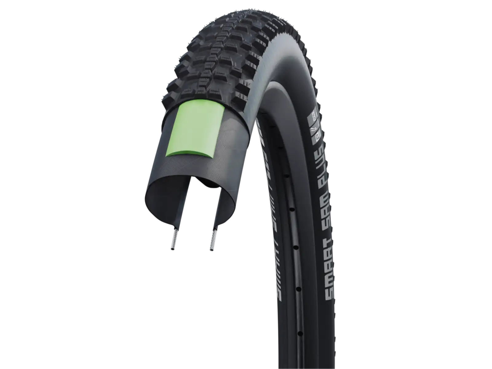 Schwalbe Smart Sam PLUS Performance E-50 Addix 20x2,35" MTB opona drut czarna/reflex