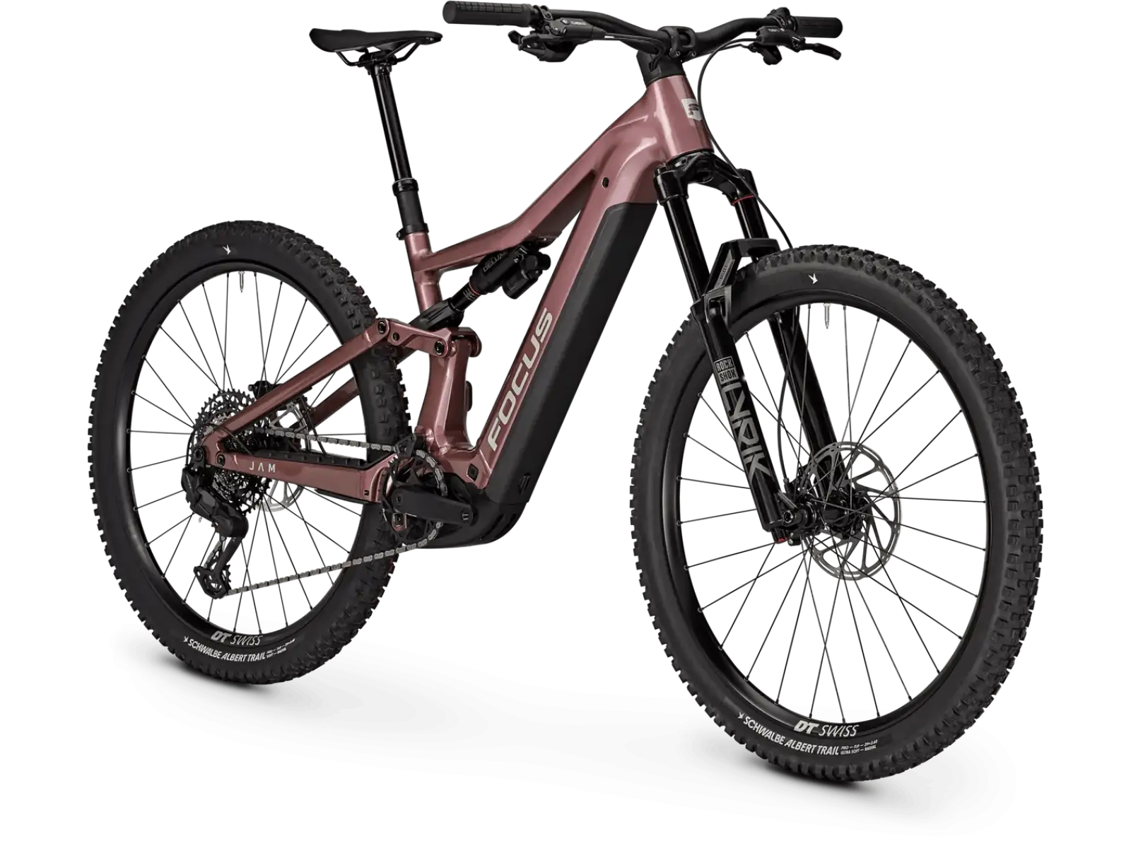 Focus JAM 8 600Wh w pełni amortyzowany rower elektryczny Mauve / Darkmauve