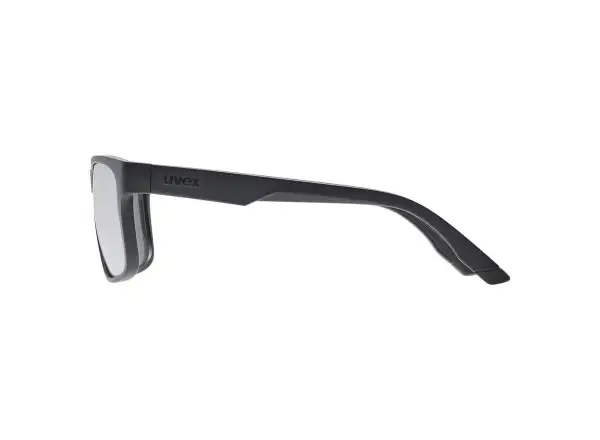 Uvex Poise okulary przeciwsłoneczne Black Matt/Mirror Silver