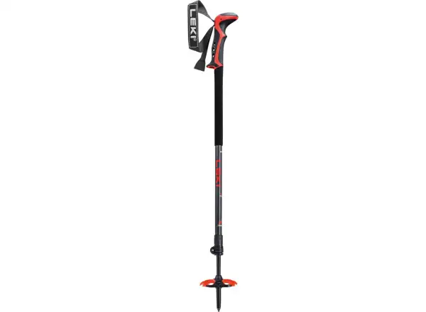Leki Haute Route 2 kije skialpinistyczne Dark anthracite/Dark red/Black