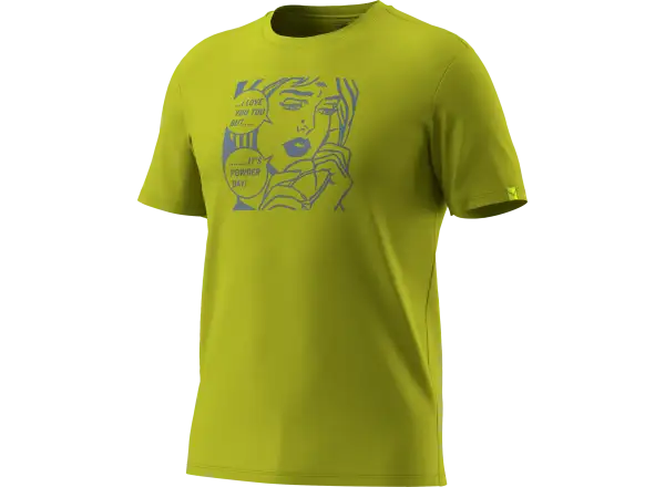 Dynafit Graphic Cotton męska koszulka krótki rękaw Smoke Blue/Tabloid