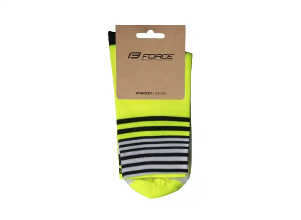 Force Ziggy skarpetki rowerowe fluo