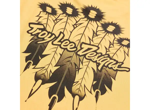Troy Lee Designs Feather męski T-shirt krótki rękaw Bleached melon