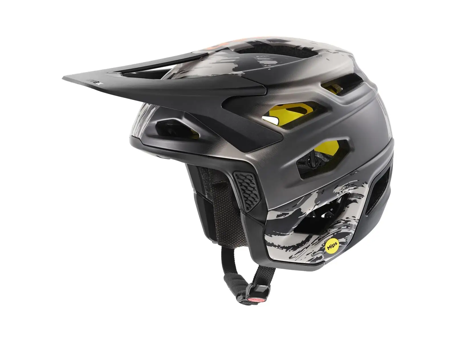 Uvex Revolt Mips kask Oak Brown/Orange Mat