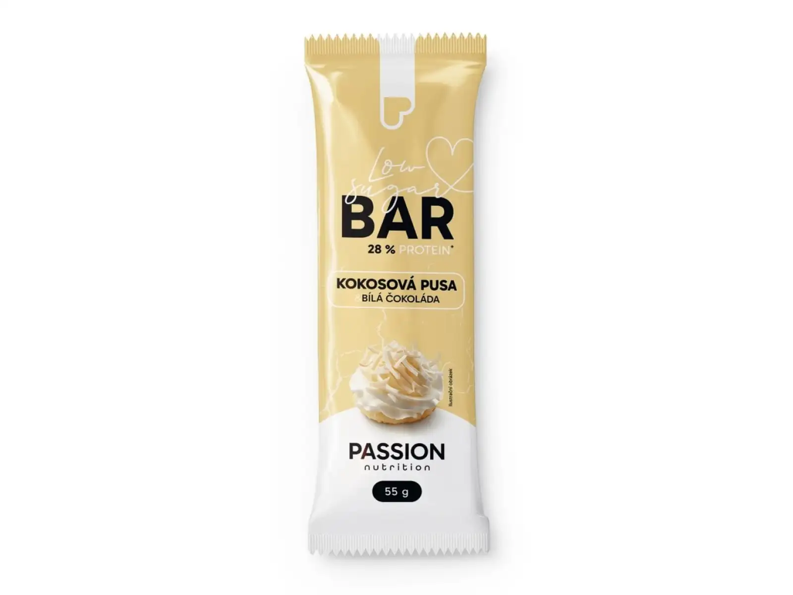Passion Bar Kokosowe pocałowanie z białą czekoladą 55 g