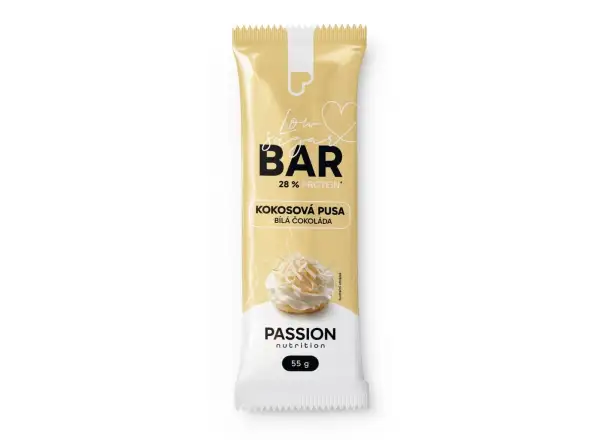 Passion Bar Kokosowe pocałowanie z białą czekoladą 55 g