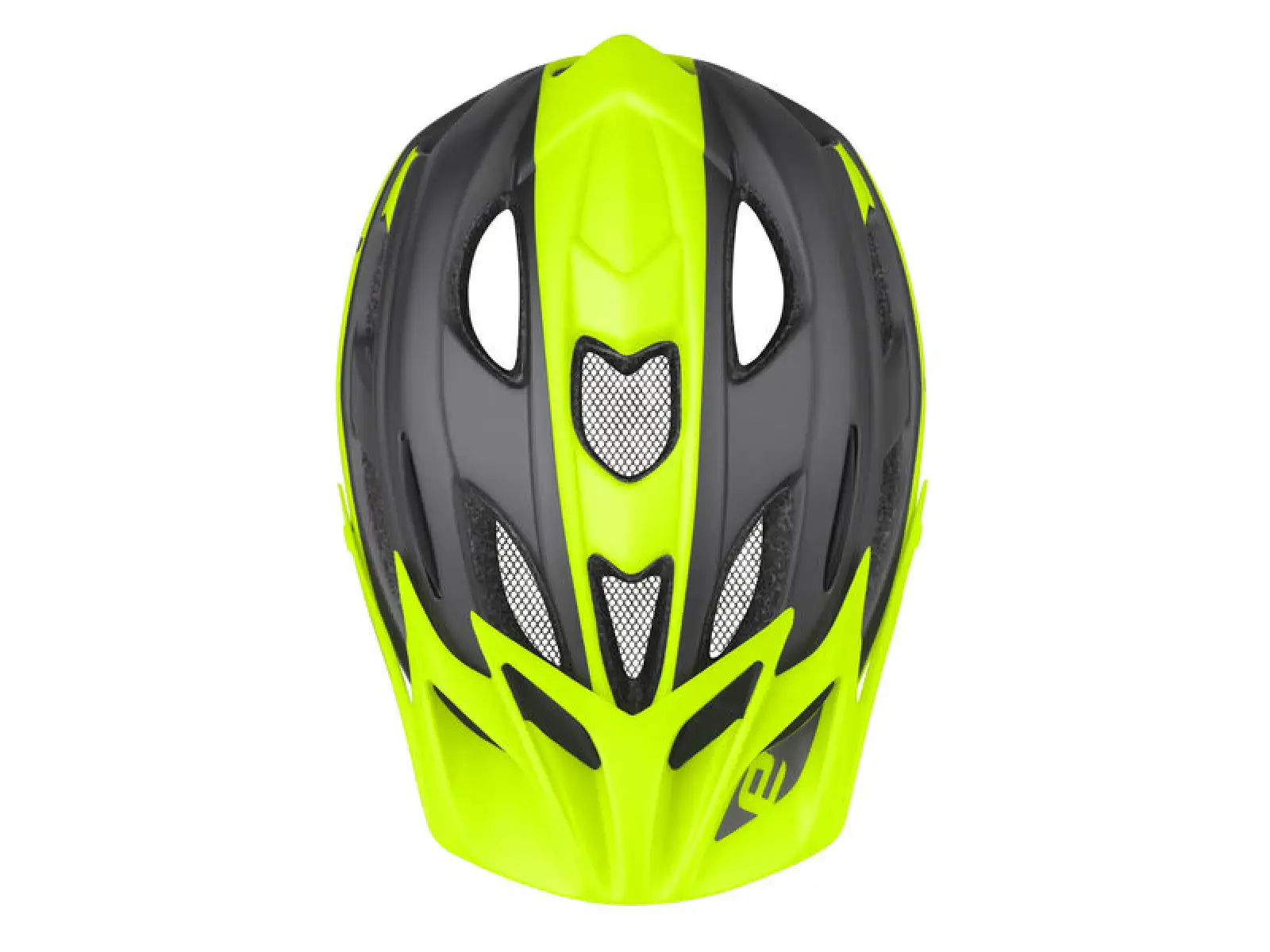 Etape Hero dziecięcy kask rowerowy antracytowy/żółty fluo matowy