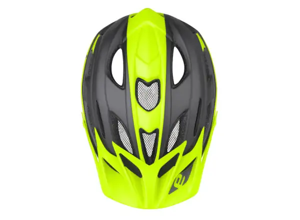 Etape Hero dziecięcy kask rowerowy antracytowy/żółty fluo matowy
